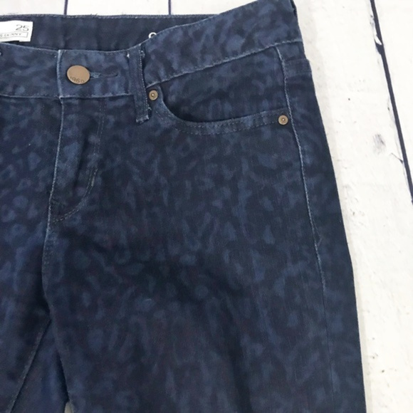 GAP 1969 Always Skinny Cheetah Print Jeans Size 25 - Picture 6 of 8